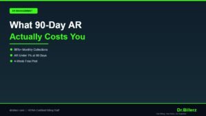 What 90-day AR actually costs your medical practice - Dr. Billerz