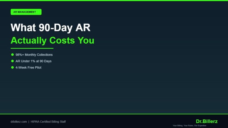 What 90-day AR actually costs your medical practice - Dr. Billerz