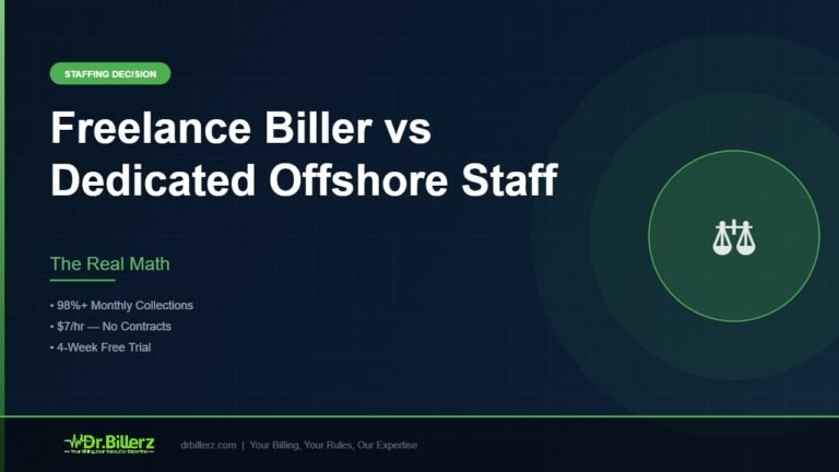 Freelance Medical Biller vs Dedicated Offshore Staff Cost Comparison