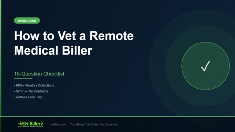 How to Vet a Remote Medical Biller Checklist